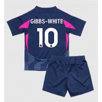 Echipament fotbal Nottingham Forest Morgan Gibbs-White #10 Tricou Deplasare 2024-25 pentru copii maneca scurta (+ Pantaloni scurti)